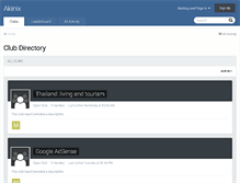 Tablet Screenshot of akinix.com